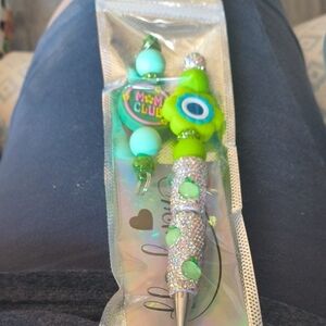 Sparkling Green and Blue Kids Pen